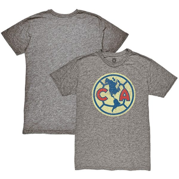 Compra camiseta club américa 1863fc color crest twisted tri-blend slub – gris jaspeado – Jerseys y Camisetas de la Liga MX