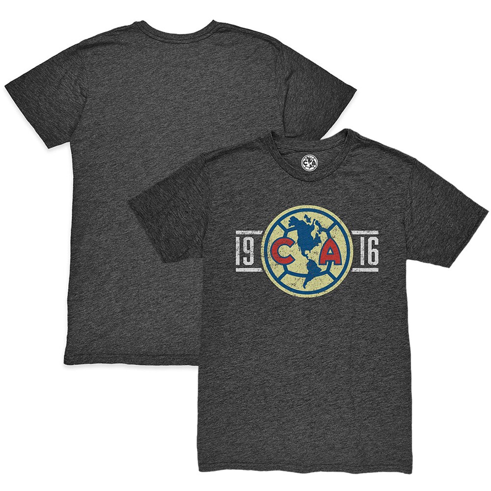 Compra camiseta club américa 1863fc established twisted tri-blend slub – negro jaspeado – Jerseys y Camisetas de la Liga MX