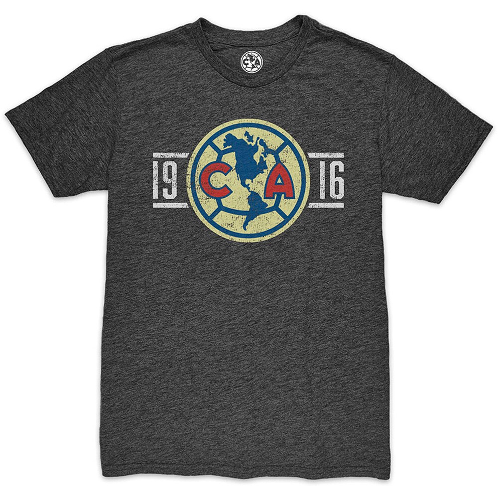 Compra camiseta club américa 1863fc established twisted tri-blend slub – negro jaspeado – Jerseys y Camisetas de la Liga MX