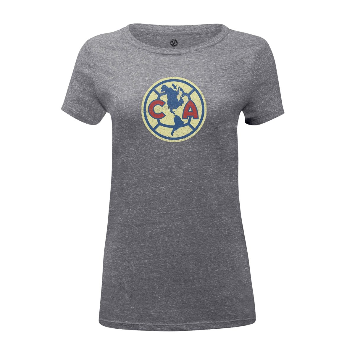 Compra camiseta club américa 1863fc femenina color badge tri-blend – gris jaspeado – Jerseys y Camisetas de la Liga MX
