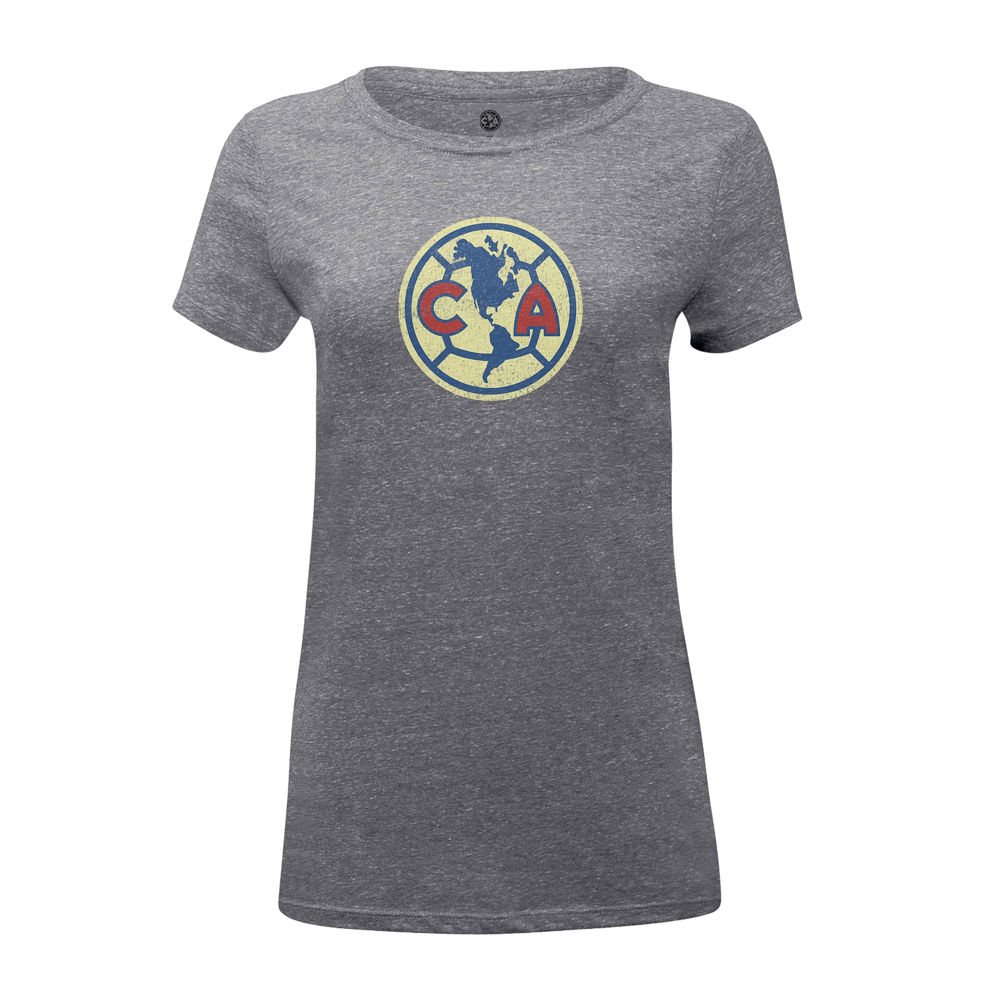 Compra camiseta club américa 1863fc femenina color badge tri-blend – gris jaspeado – Jerseys y Camisetas de la Liga MX