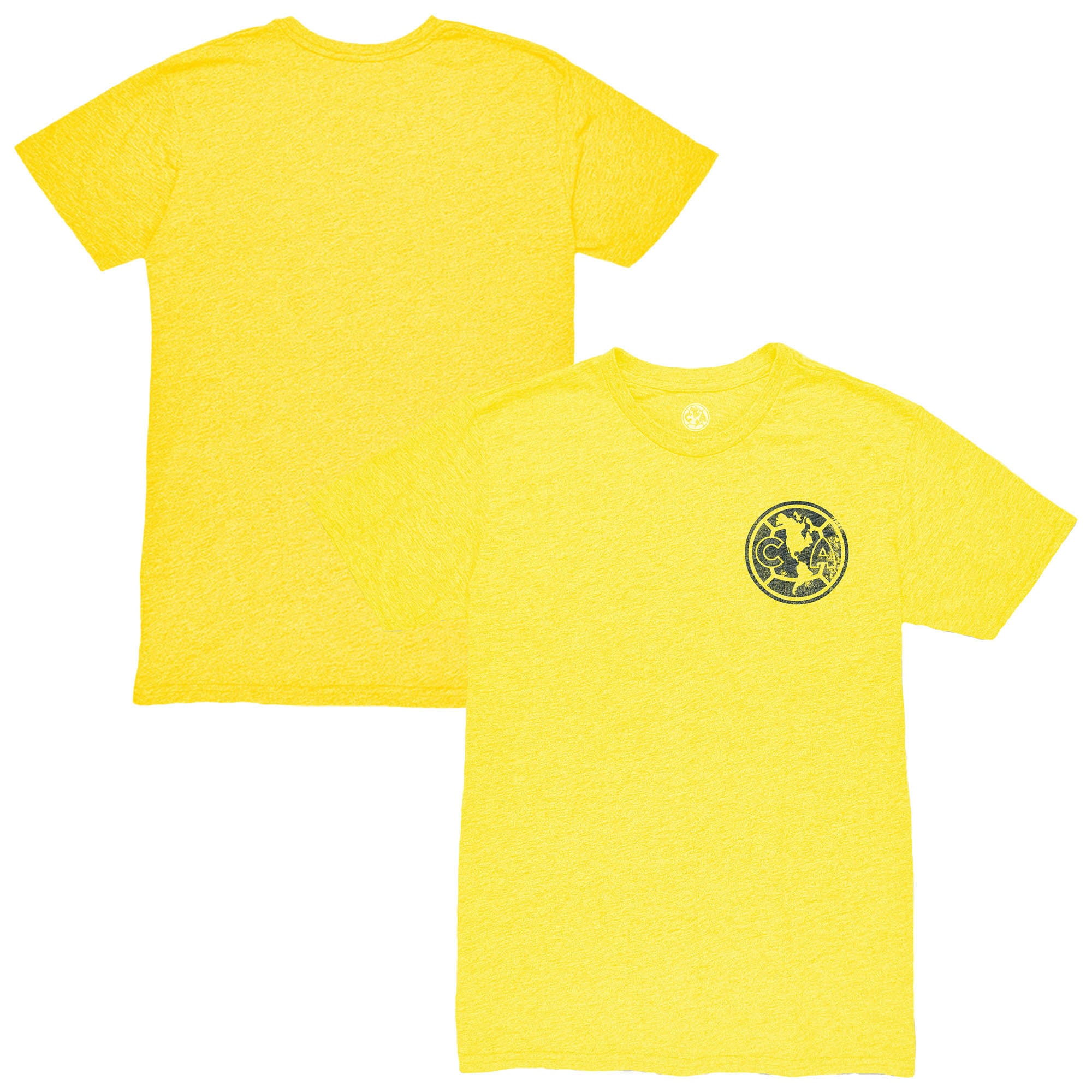 Compra camiseta club américa 1863fc left mono badge vintage tri-blend – amarilla – Jerseys y Camisetas de la Liga MX