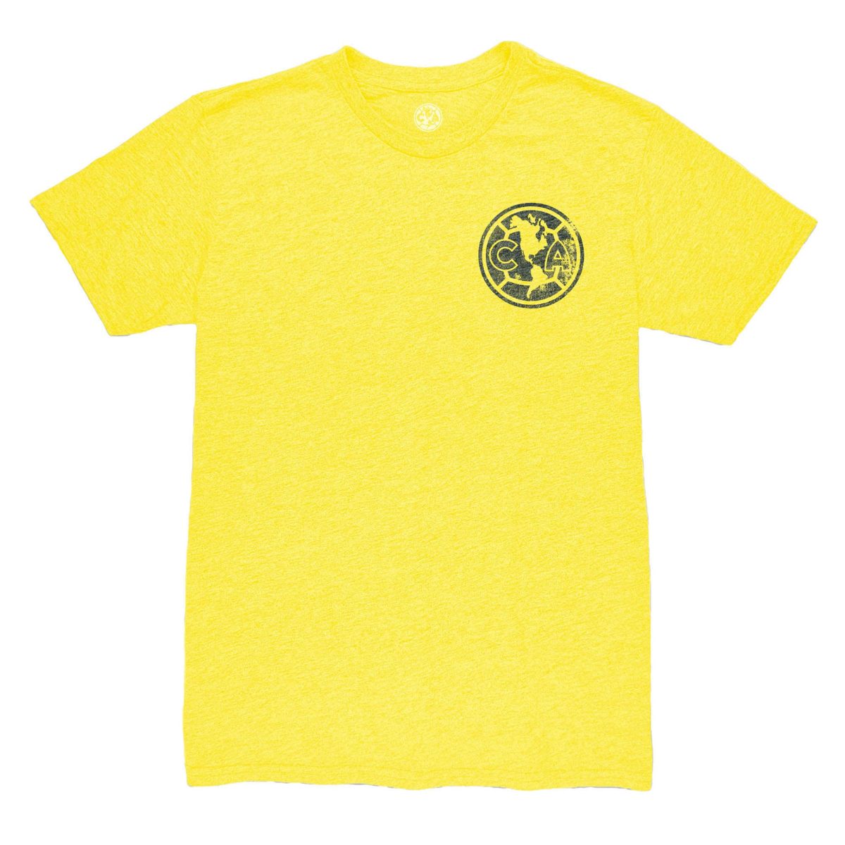 Compra camiseta club américa 1863fc left mono badge vintage tri-blend – amarilla – Jerseys y Camisetas de la Liga MX
