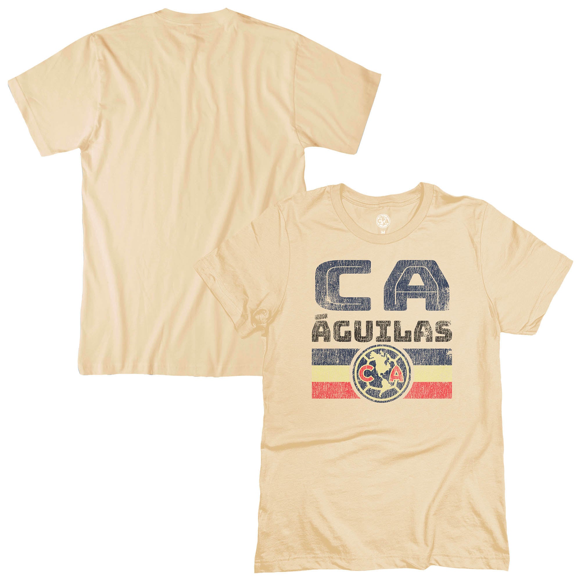 Compra camiseta club américa 1863fc retro stripes – beige – Jerseys y Camisetas de la Liga MX