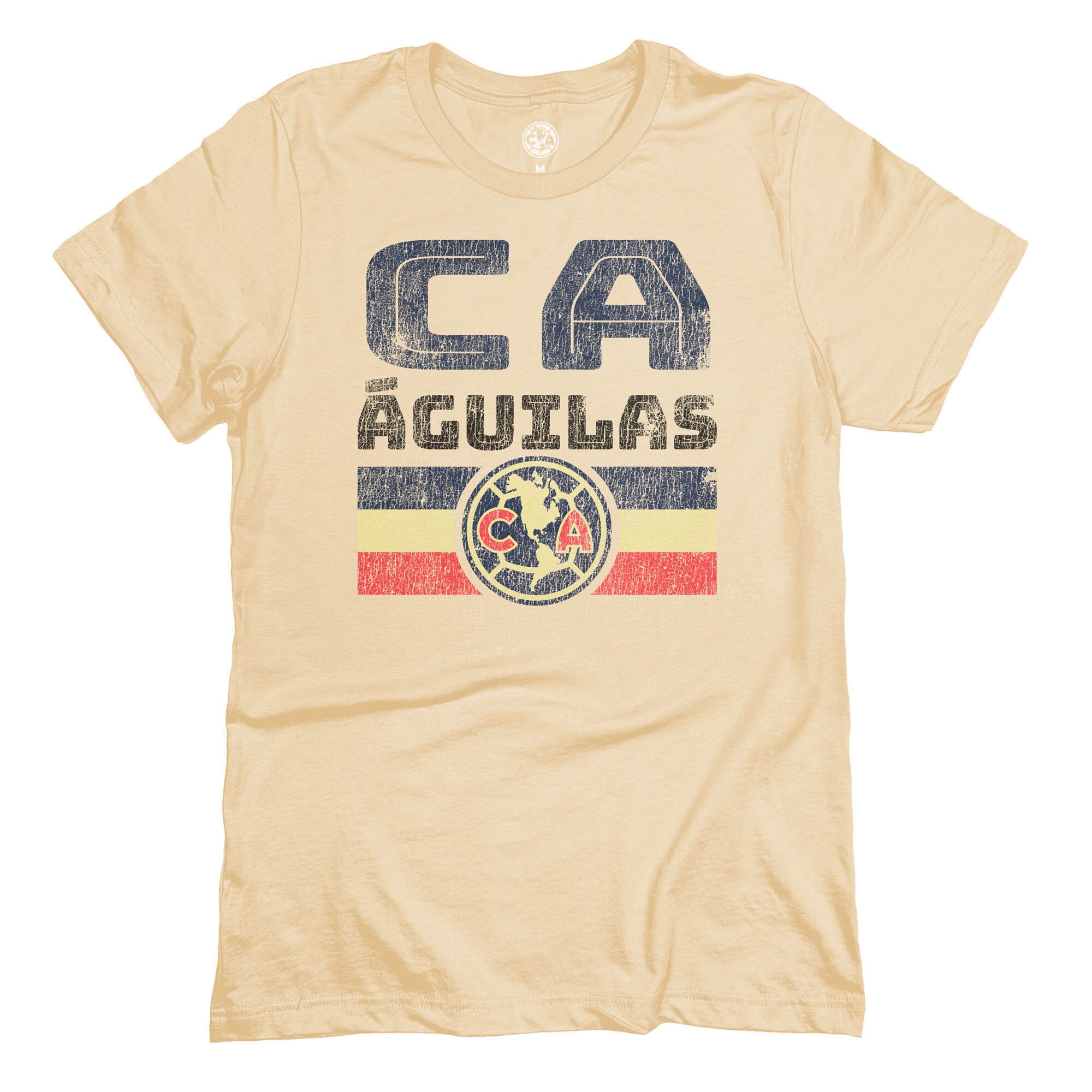 Compra camiseta club américa 1863fc retro stripes – beige – Jerseys y Camisetas de la Liga MX