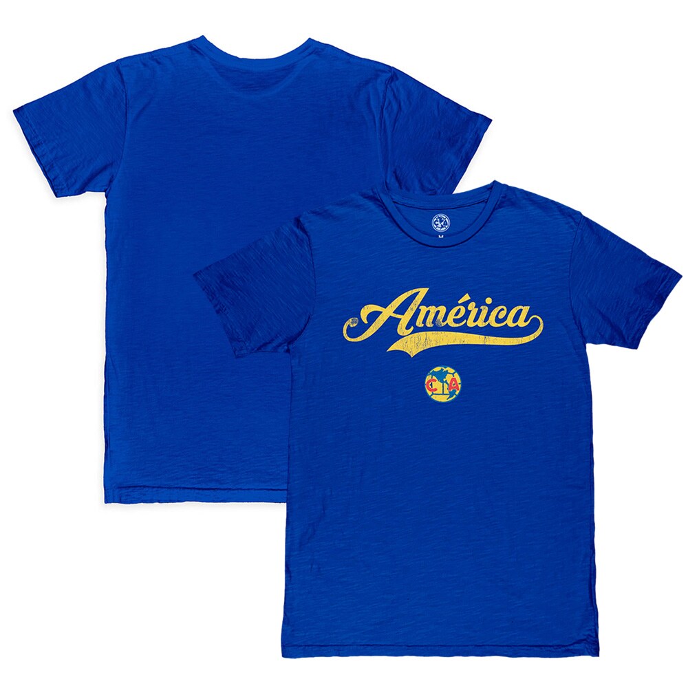 Compra camiseta club américa 1863fc script slub – azul real – Jerseys y Camisetas de la Liga MX