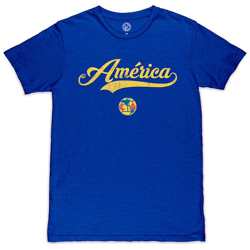 Compra camiseta club américa 1863fc script slub – azul real – Jerseys y Camisetas de la Liga MX
