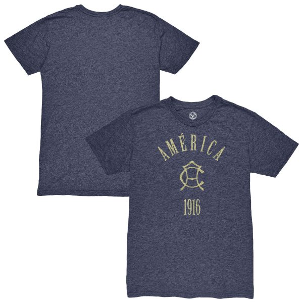 Compra camiseta club américa 1863fc team arch vintage tri-blend – azul marino – Jerseys y Camisetas de la Liga MX