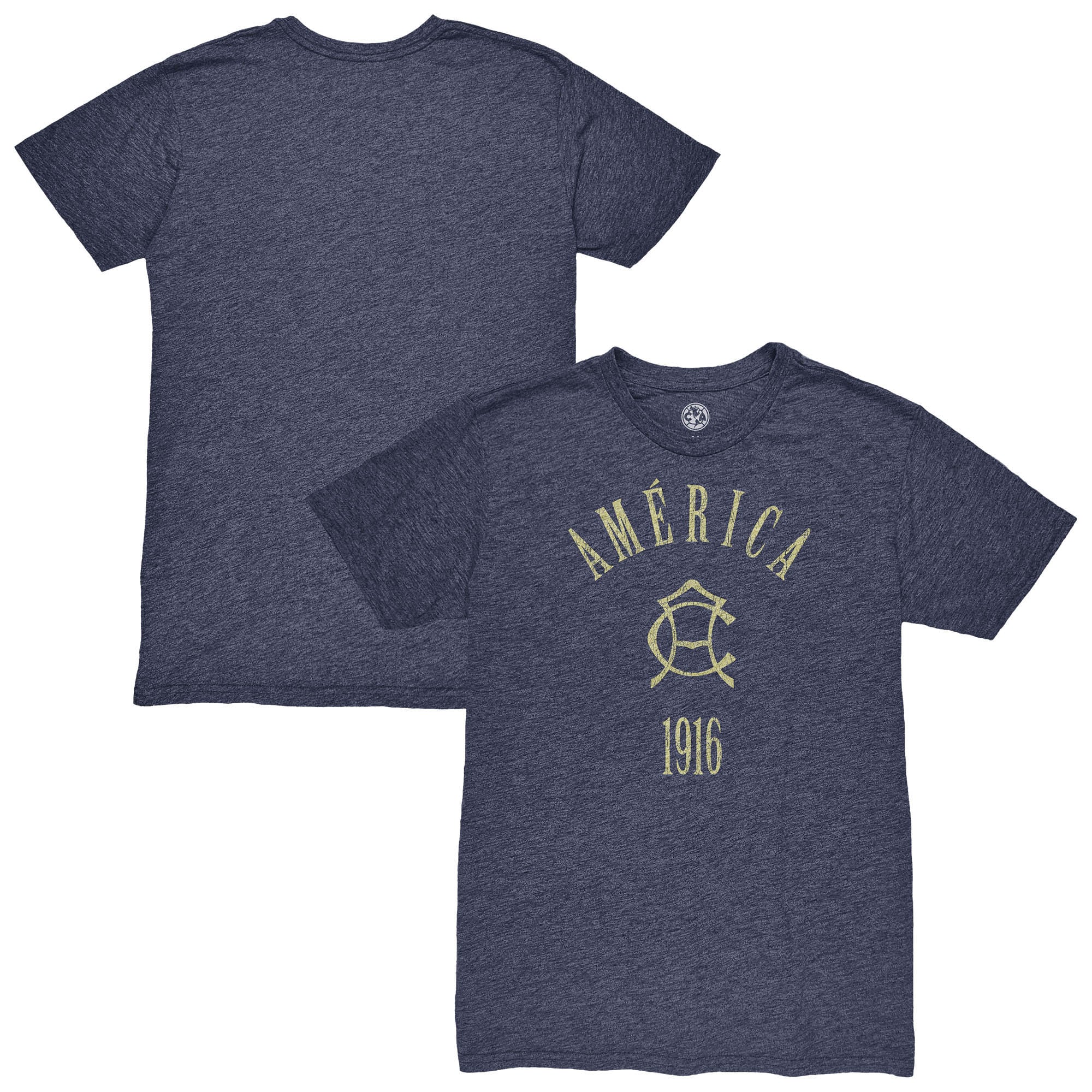 Compra camiseta club américa 1863fc team arch vintage tri-blend – azul marino – Jerseys y Camisetas de la Liga MX