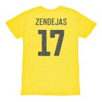 Compra camiseta club américa 1863fc vintage nombre y número de jugador alejandro zendejas tri-blend – amarilla – Jerseys y Camisetas de la Liga MX