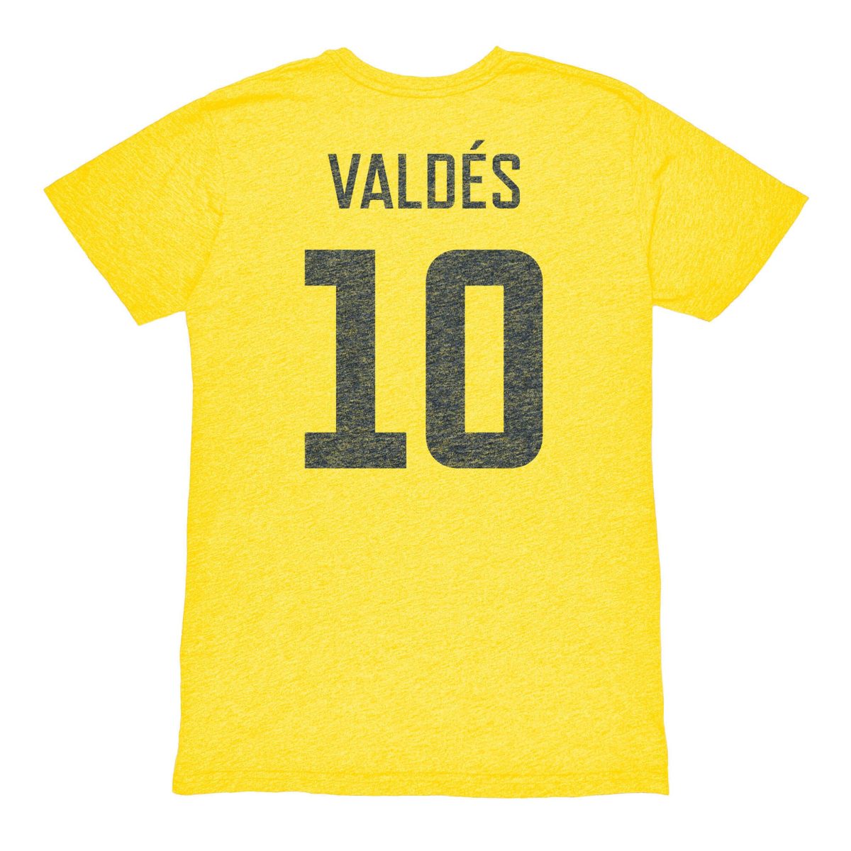 Compra camiseta club américa 1863fc vintage nombre y número de jugador diego valdés tri-blend – amarilla – Jerseys y Camisetas de la Liga MX