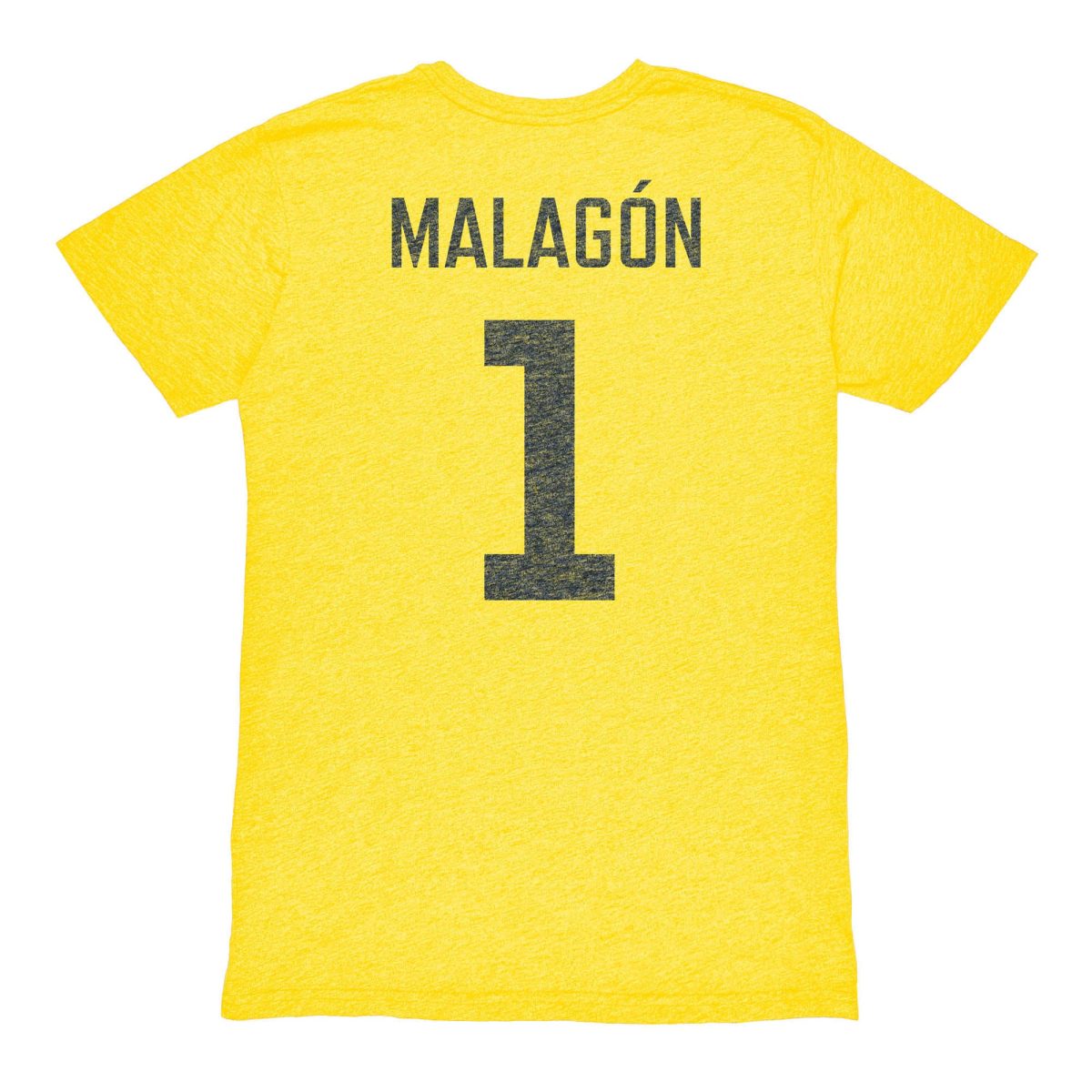 Compra camiseta club américa 1863fc vintage nombre y número de jugador luis malagón tri-blend – amarilla – Jerseys y Camisetas de la Liga MX