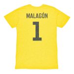 Compra camiseta club américa 1863fc vintage nombre y número de jugador luis malagón tri-blend – amarilla – Jerseys y Camisetas de la Liga MX