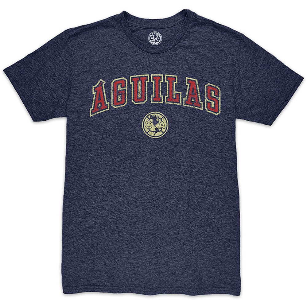 Compra camiseta club américa 1863fc wordmark twisted tri-blend slub – azul marino jaspeado – Jerseys y Camisetas de la Liga MX