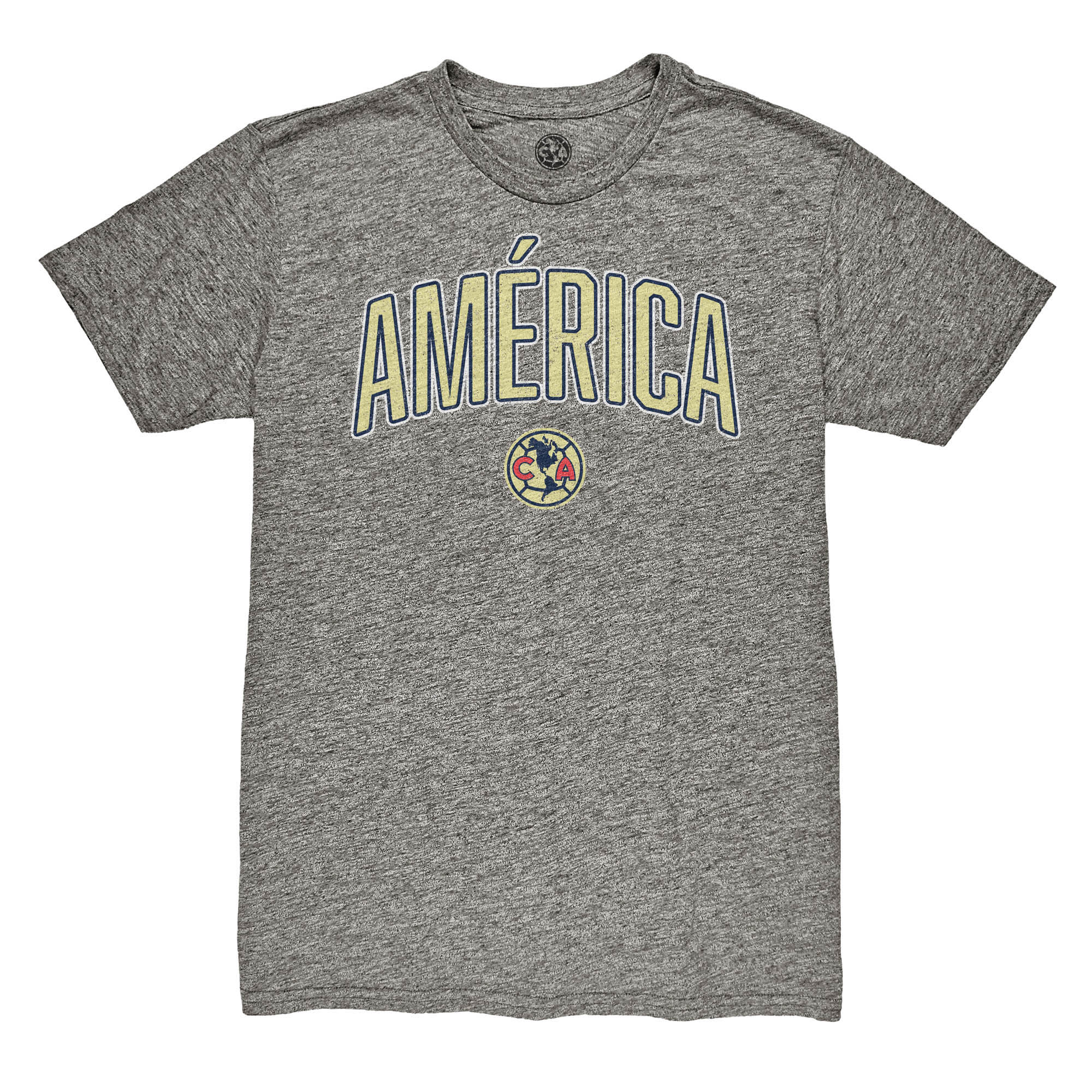 Compra camiseta club américa 1863fc wordmark vintage tri-blend – gris jaspeado – Jerseys y Camisetas de la Liga MX