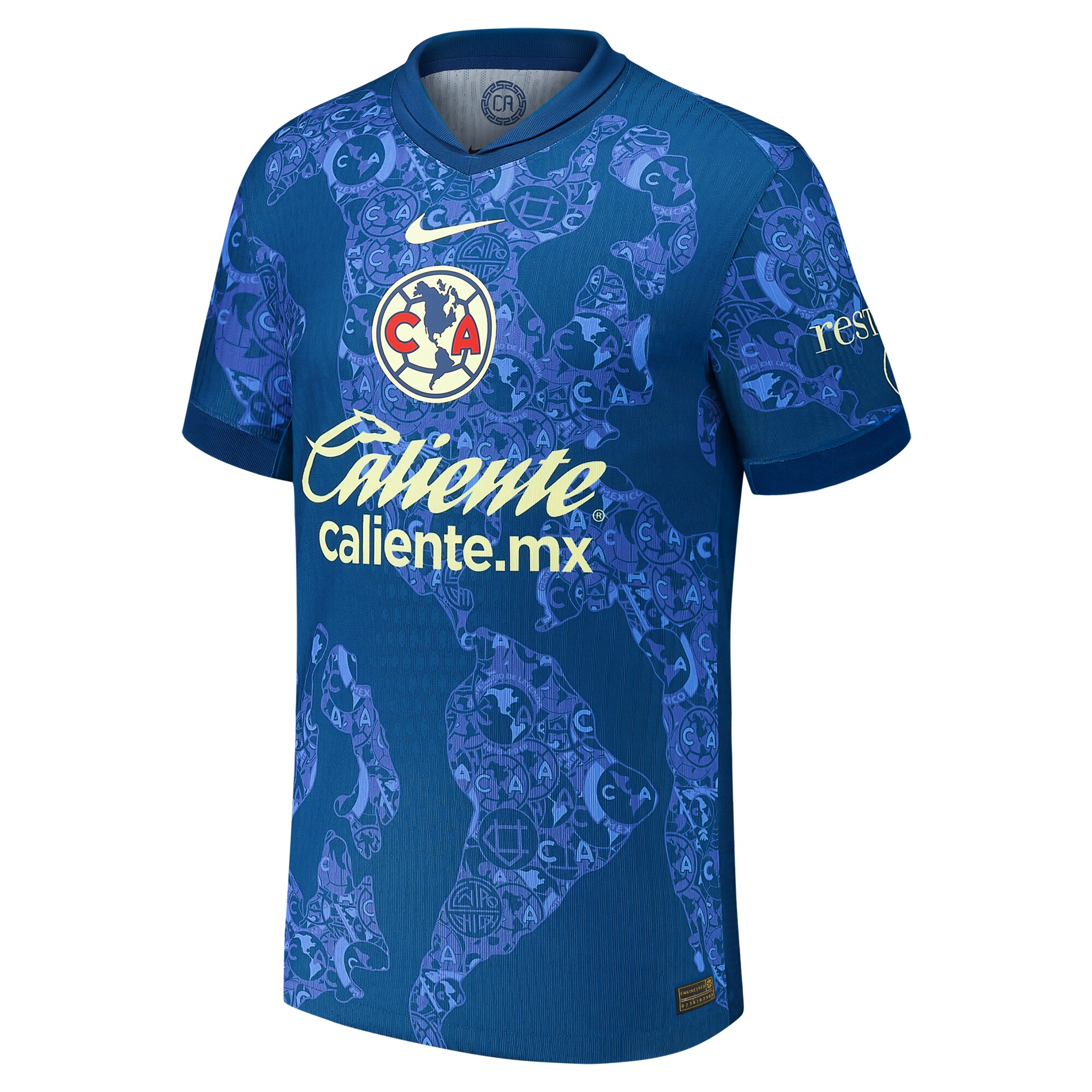 Compra camiseta club américa nike equipación auténtica visitante 202425 – azul – Jerseys y Camisetas de la Liga MX