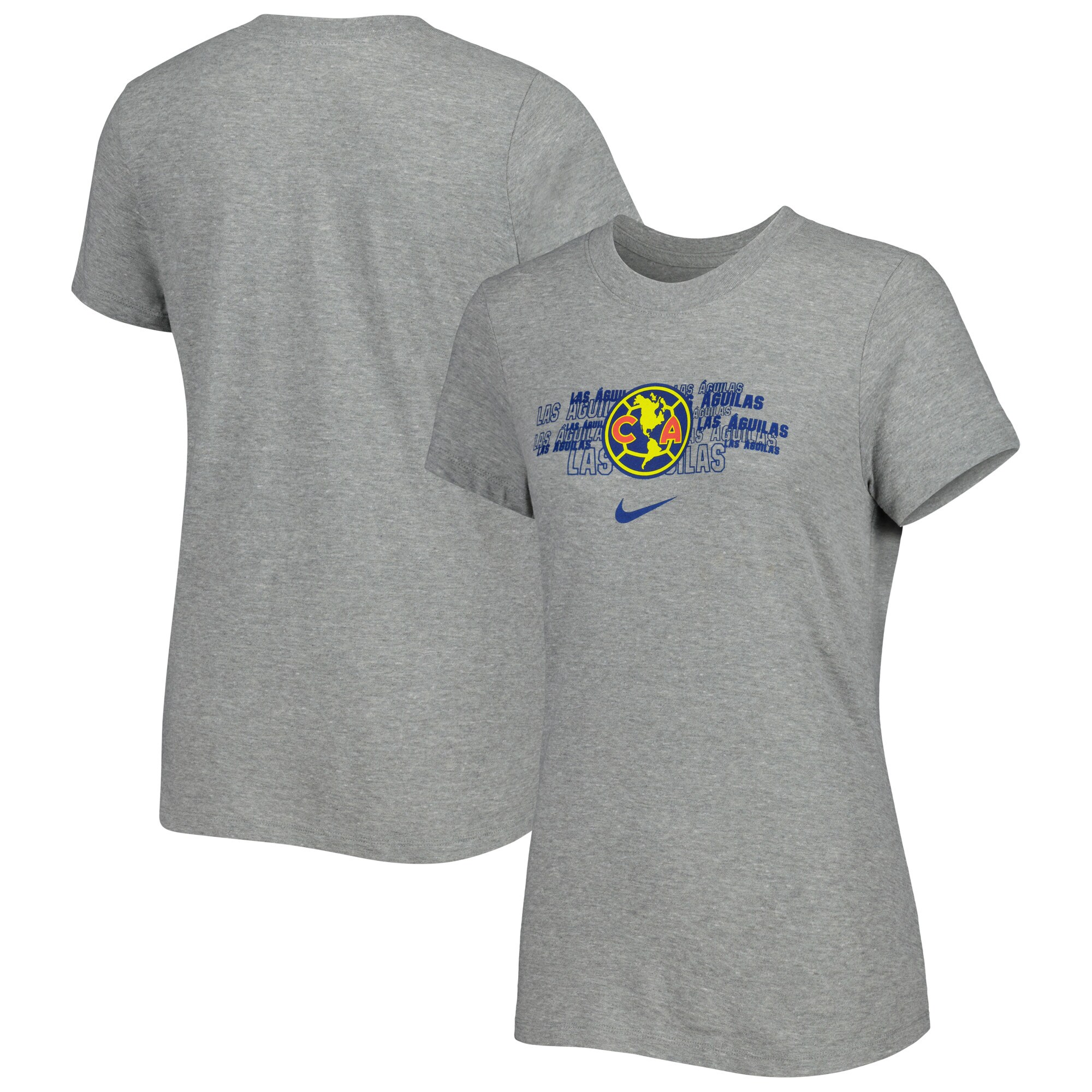 Compra camiseta club américa nike femenina varsity space-dye – gris – Jerseys y Camisetas de la Liga MX