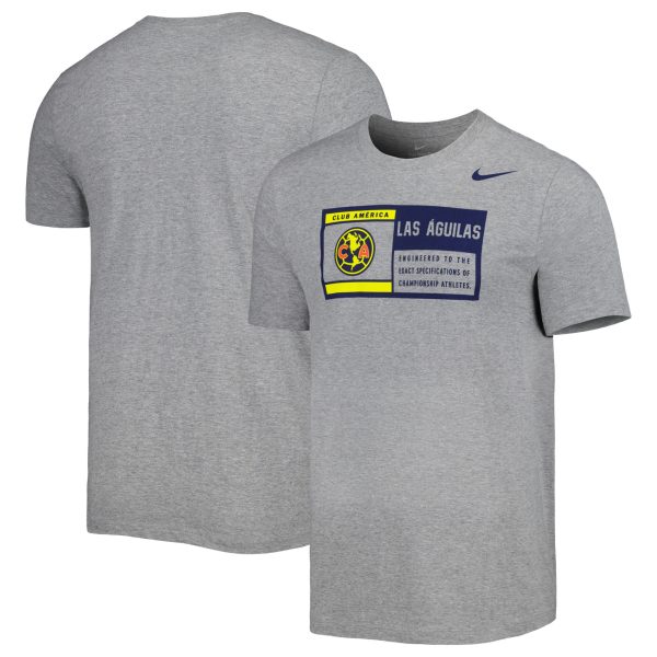 Compra camiseta club américa nike jock tag de alto rendimiento – gris jaspeado – Jerseys y Camisetas de la Liga MX