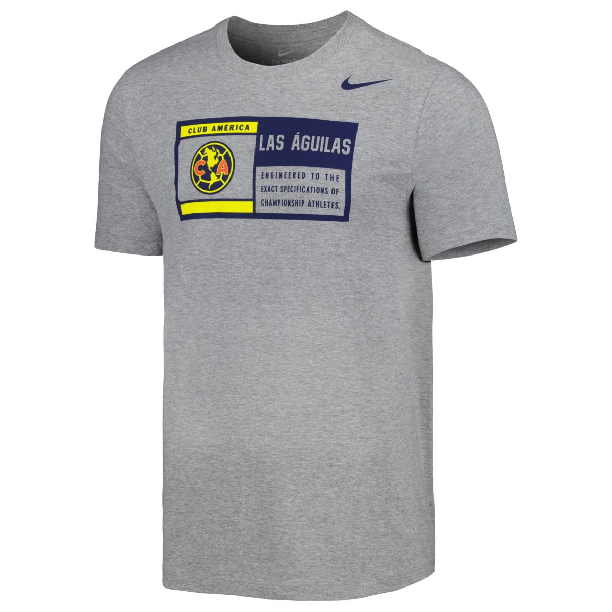 Compra camiseta club américa nike jock tag de alto rendimiento – gris jaspeado – Jerseys y Camisetas de la Liga MX