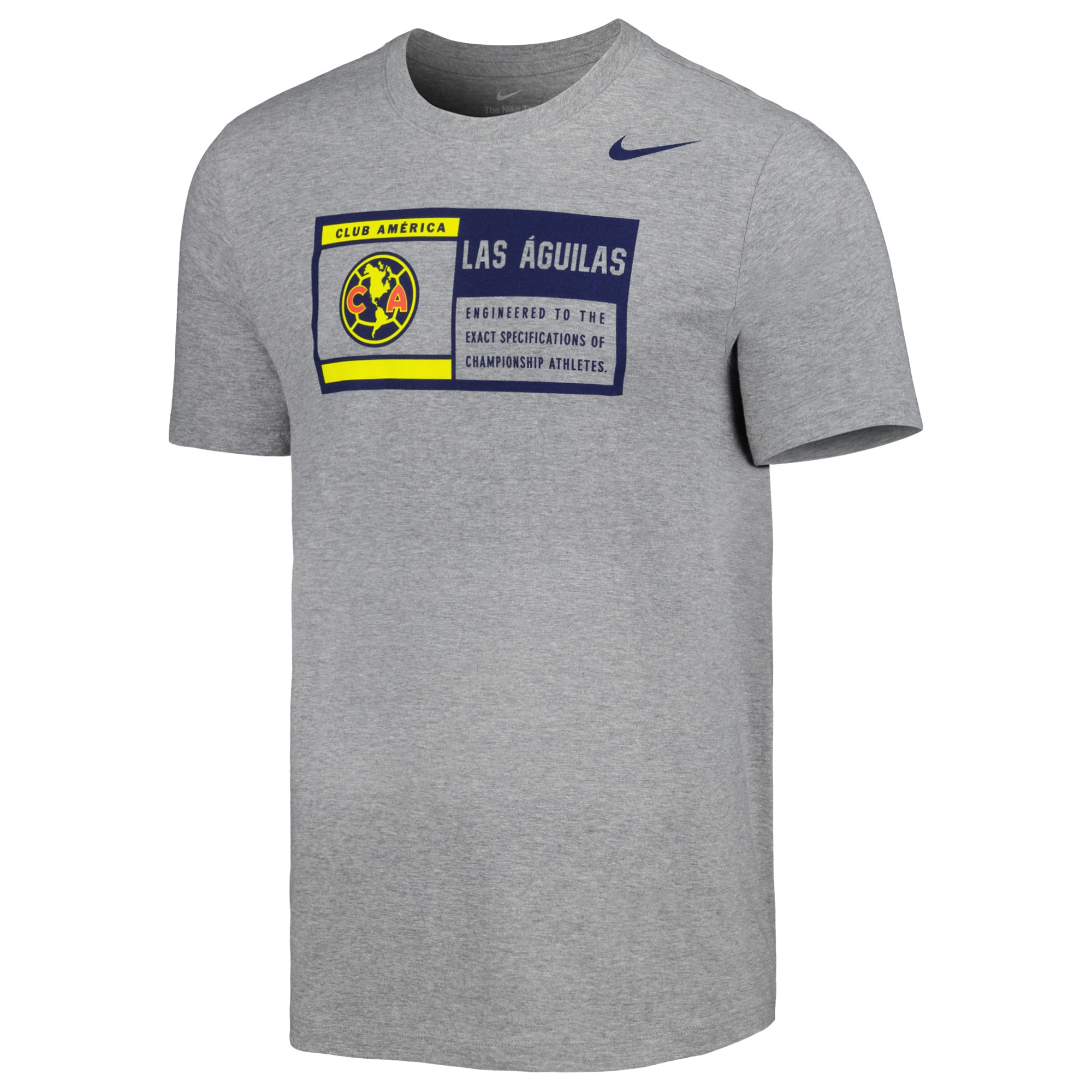 Compra camiseta club américa nike jock tag de alto rendimiento – gris jaspeado – Jerseys y Camisetas de la Liga MX