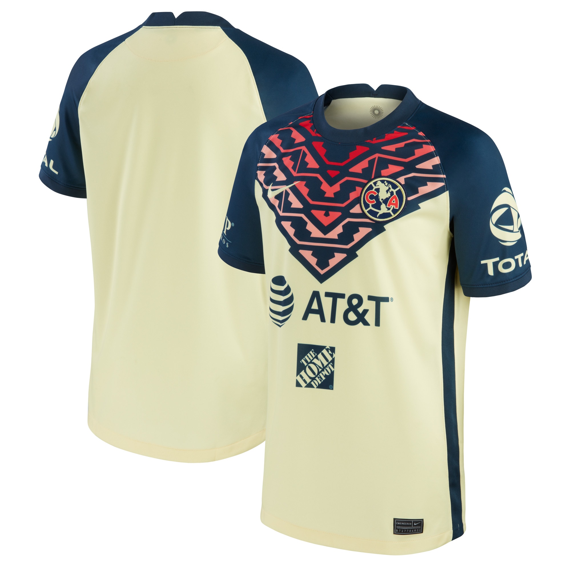 Compra camiseta club américa nike réplica home breathe stadium juvenil 202122 – amarilla – Jerseys y Camisetas de la Liga MX