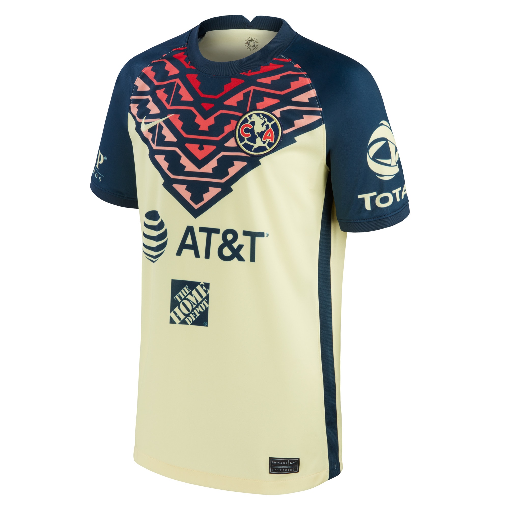 Compra camiseta club américa nike réplica home breathe stadium juvenil 202122 – amarilla – Jerseys y Camisetas de la Liga MX