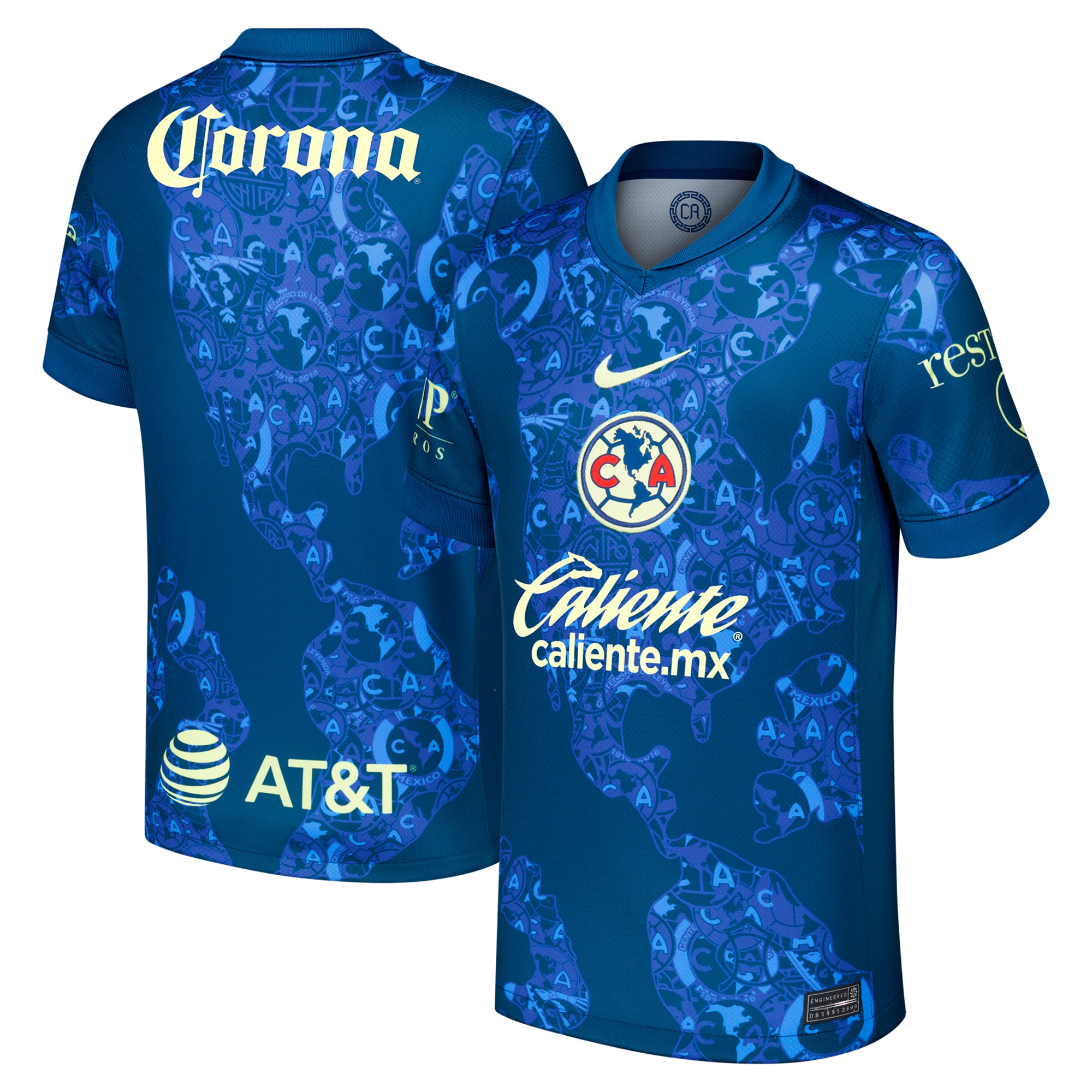 Compra camiseta club américa nike réplica visitante 202425 – azul – Jerseys y Camisetas de la Liga MX