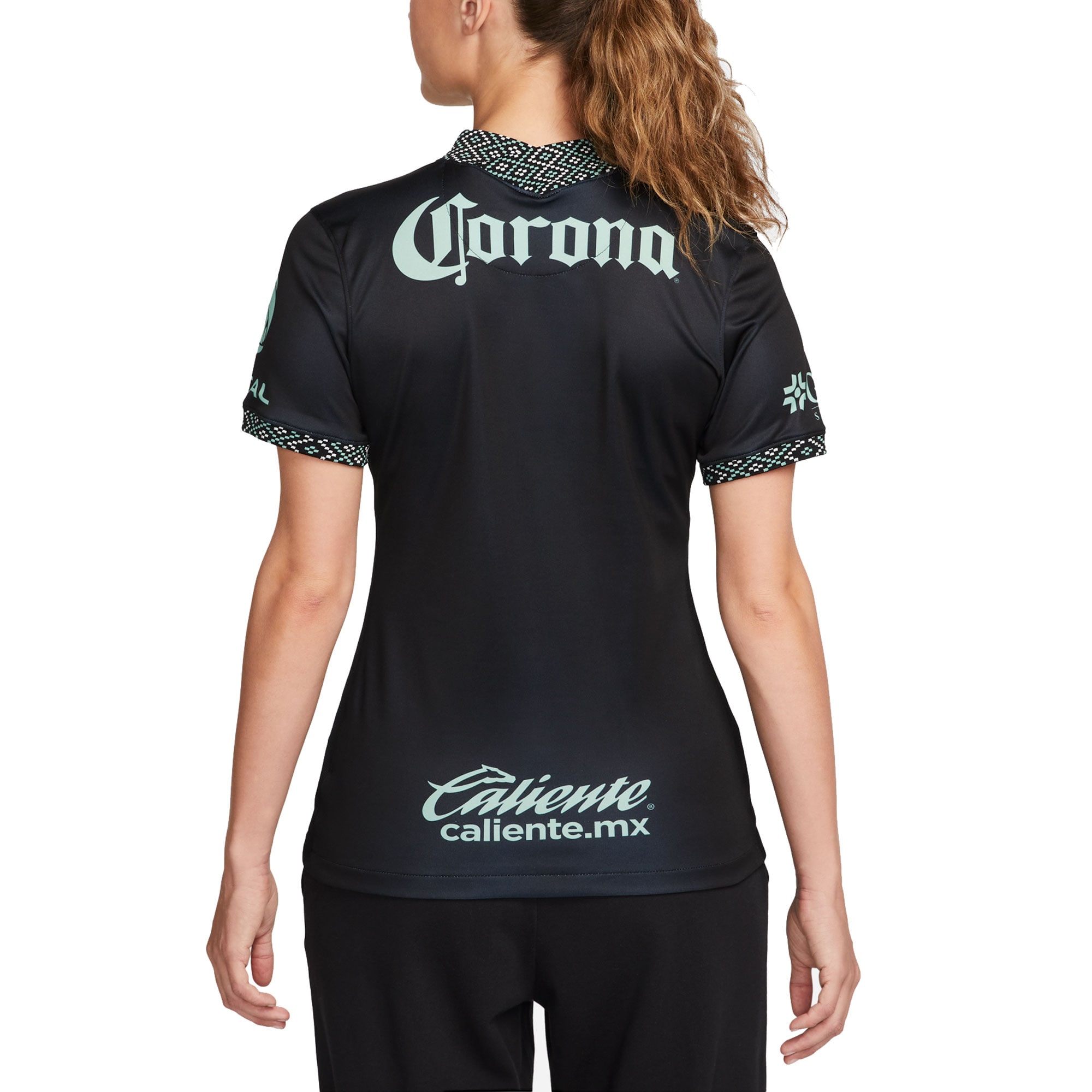 Compra camiseta club américa nike réplica visitante femenina 202122 – negra – Jerseys y Camisetas de la Liga MX