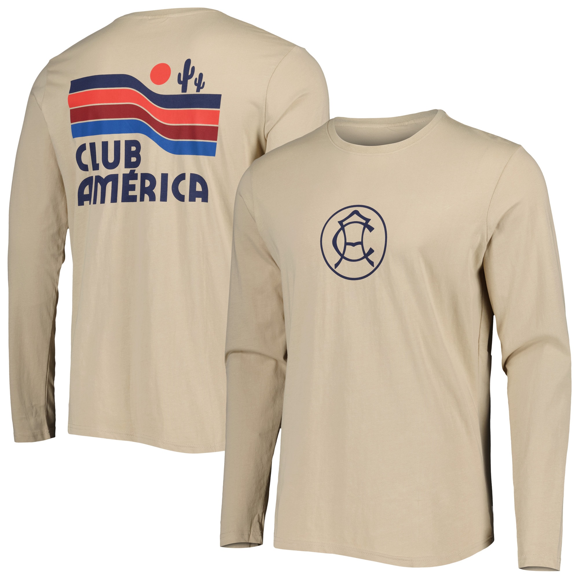 Compra camiseta club américa park de manga larga – caqui – Jerseys y Camisetas de la Liga MX