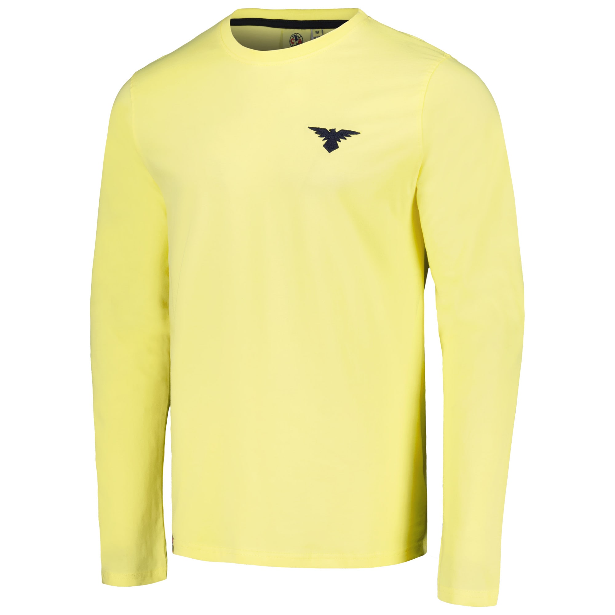 Compra camiseta club américa slogan de corte relajado de manga larga – amarilla – Jerseys y Camisetas de la Liga MX
