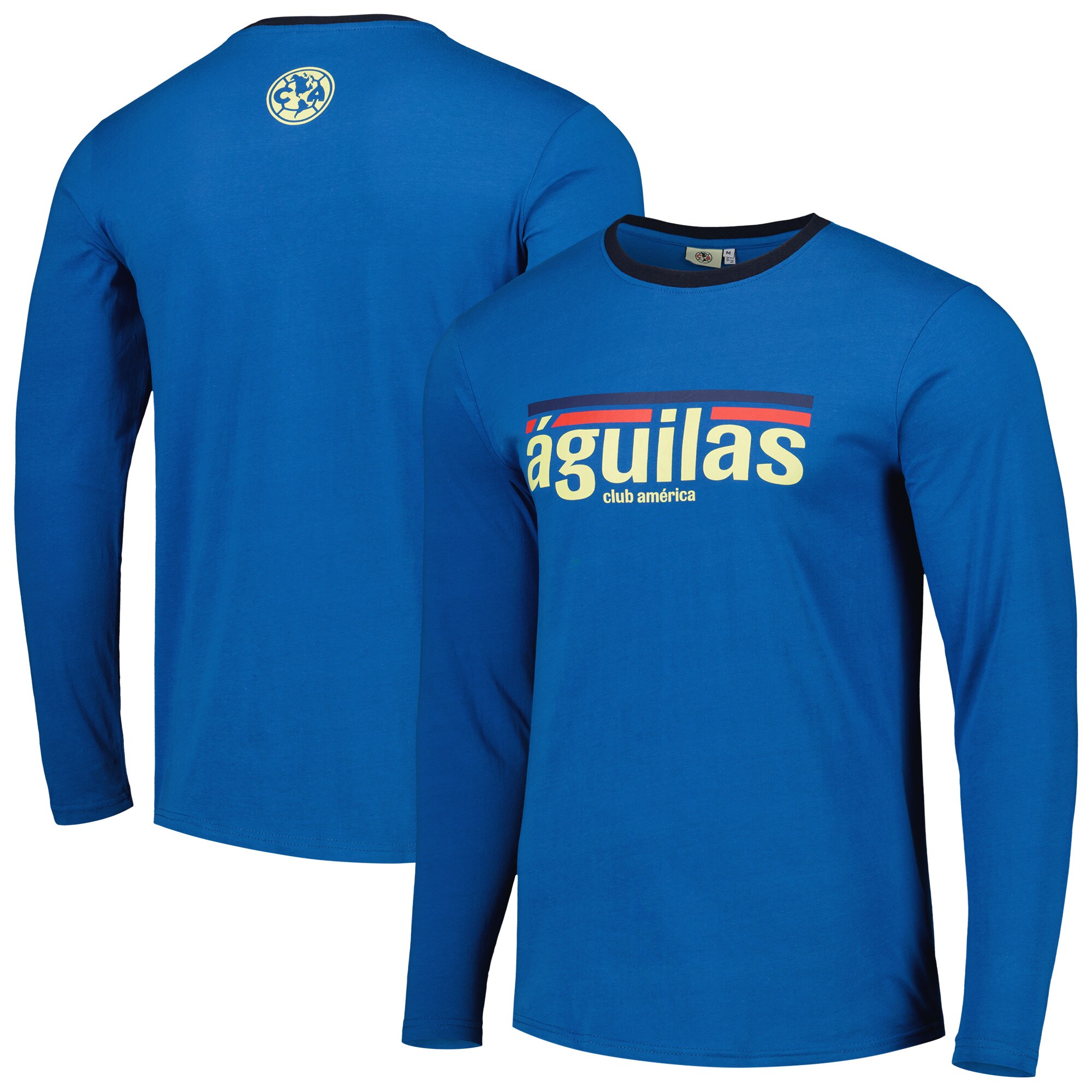 Compra camiseta club américa slogan de manga larga – azul – Jerseys y Camisetas de la Liga MX