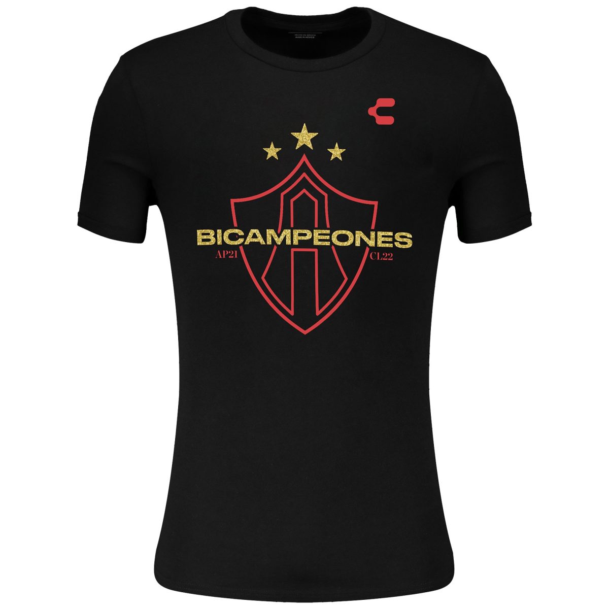 Compra camiseta club atlas charly 2 veces campeón de la liga mx – negra – Jerseys y Camisetas de la Liga MX