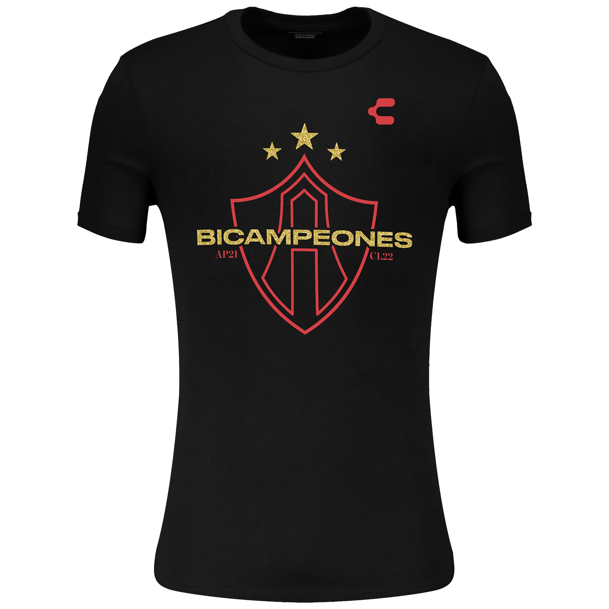 Compra camiseta club atlas charly 2 veces campeón de la liga mx – negra – Jerseys y Camisetas de la Liga MX