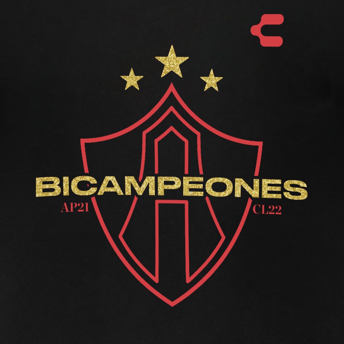 Compra camiseta club atlas charly 2 veces campeón de la liga mx – negra – Jerseys y Camisetas de la Liga MX