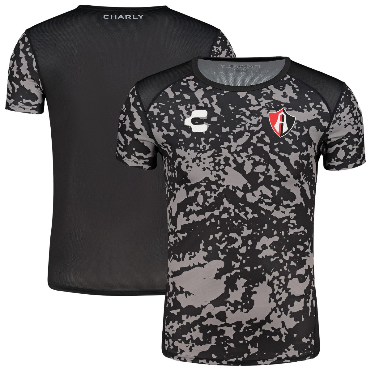 Compra camiseta club atlas charly dry factor de alto rendimiento para entrenamiento 202425 – negra – Jerseys y Camisetas de la Liga MX