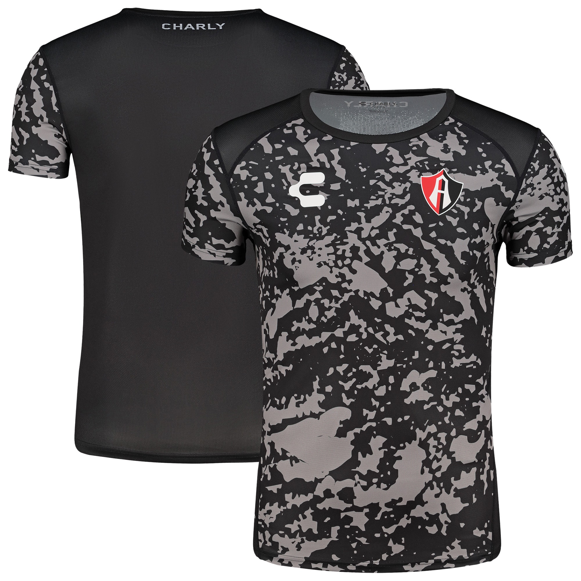 Compra camiseta club atlas charly dry factor de alto rendimiento para entrenamiento 202425 – negra – Jerseys y Camisetas de la Liga MX