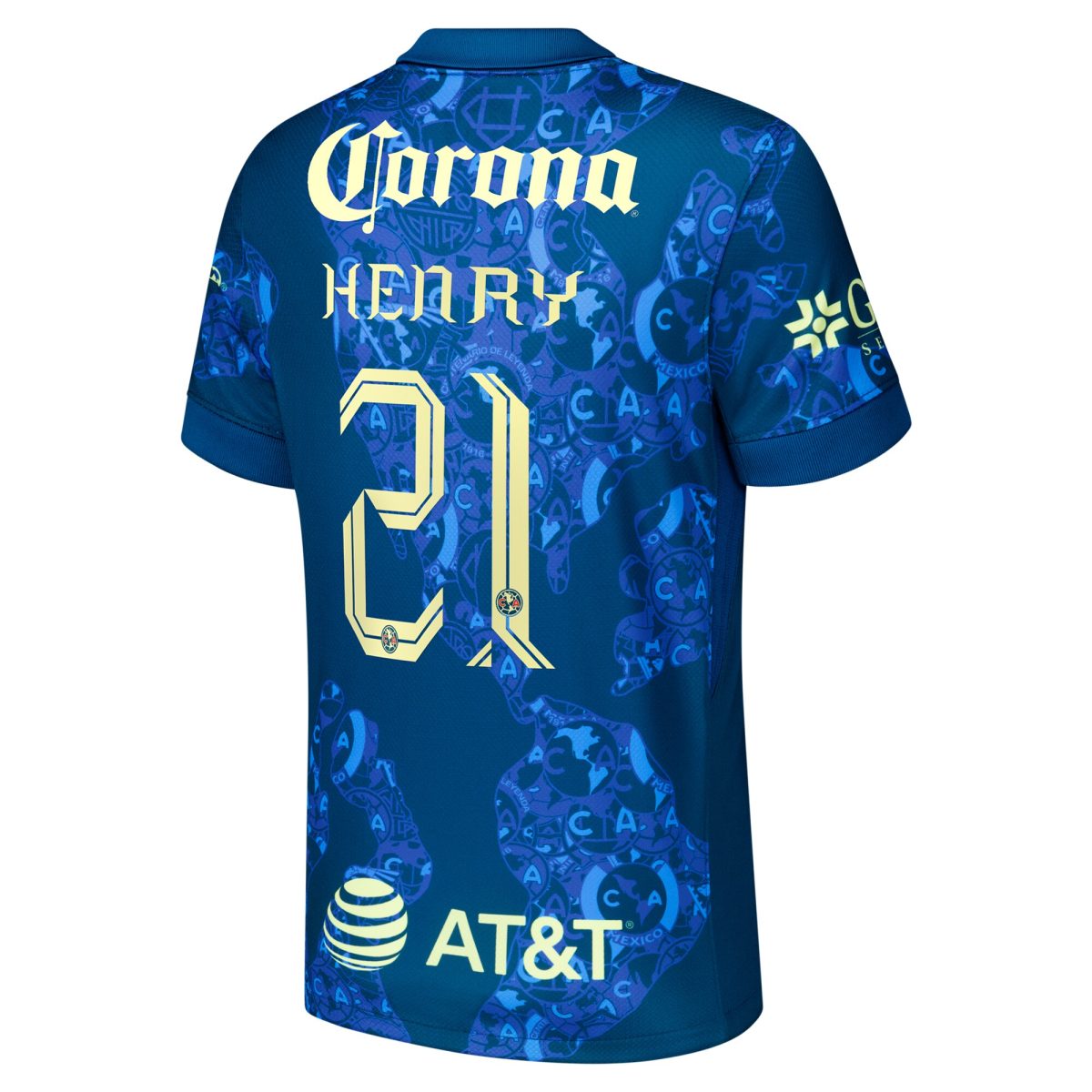 Compra camiseta de jugador réplica visitante henry martín club américa nike 202425 – azul – Jerseys y Camisetas de la Liga MX