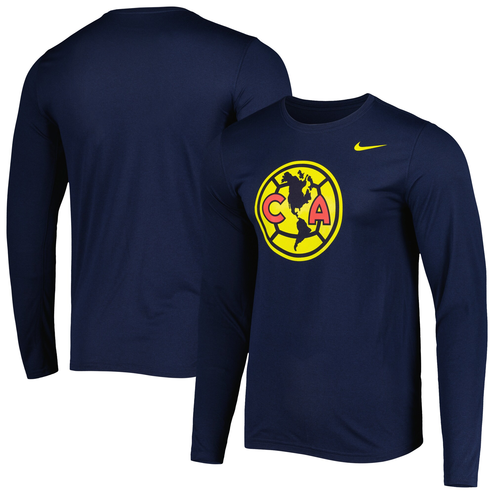 Compra camiseta de manga larga club américa nike primary logo legend de alto rendimiento – azul marino – Jerseys y Camisetas de la Liga MX