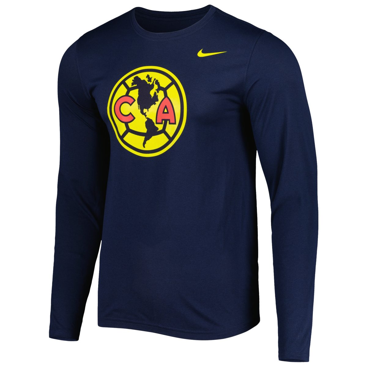Compra camiseta de manga larga club américa nike primary logo legend de alto rendimiento – azul marino – Jerseys y Camisetas de la Liga MX