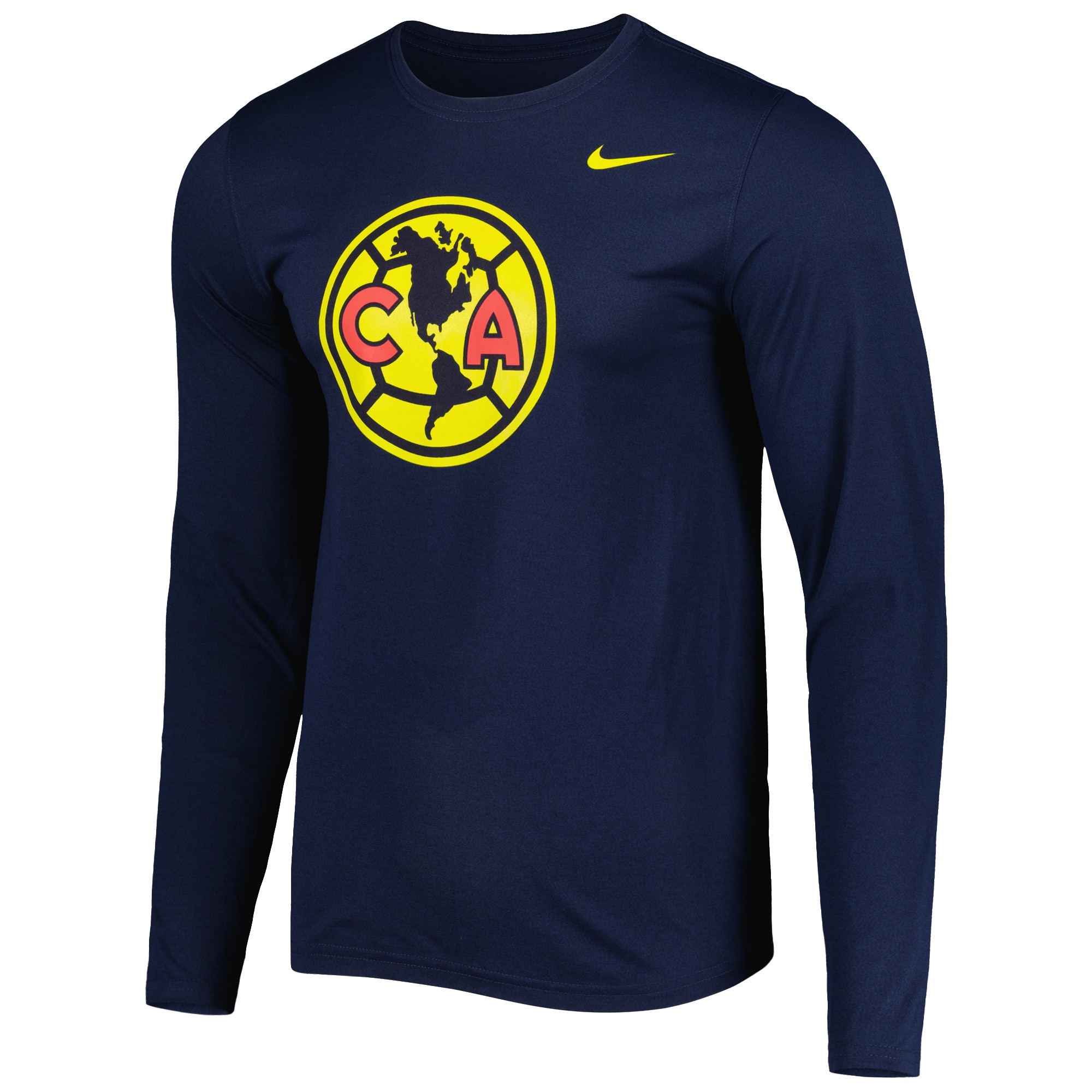 Compra camiseta de manga larga club américa nike primary logo legend de alto rendimiento – azul marino – Jerseys y Camisetas de la Liga MX