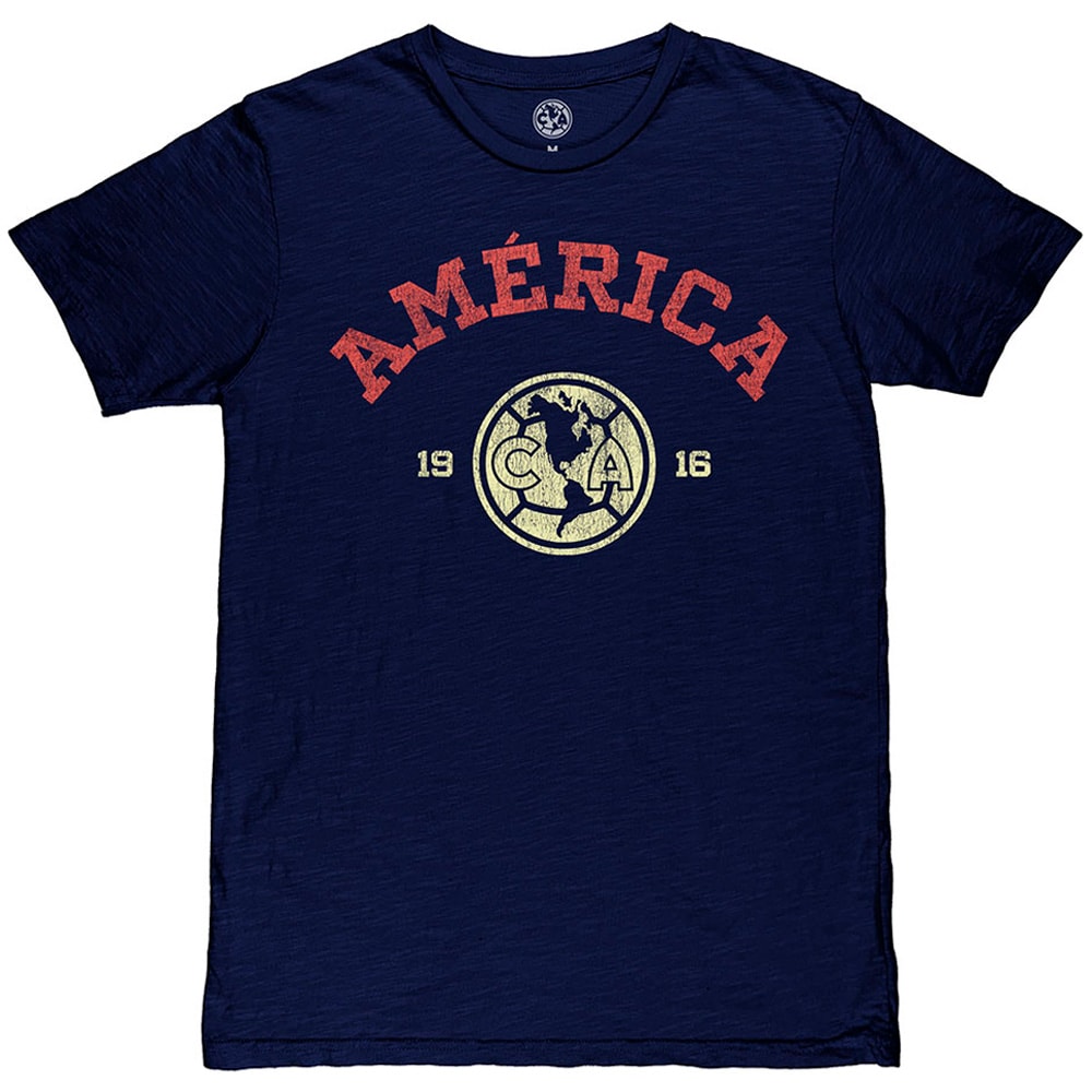 Compra club america 1863fc established slub t-shirt – navy – Jerseys y Camisetas de la Liga MX
