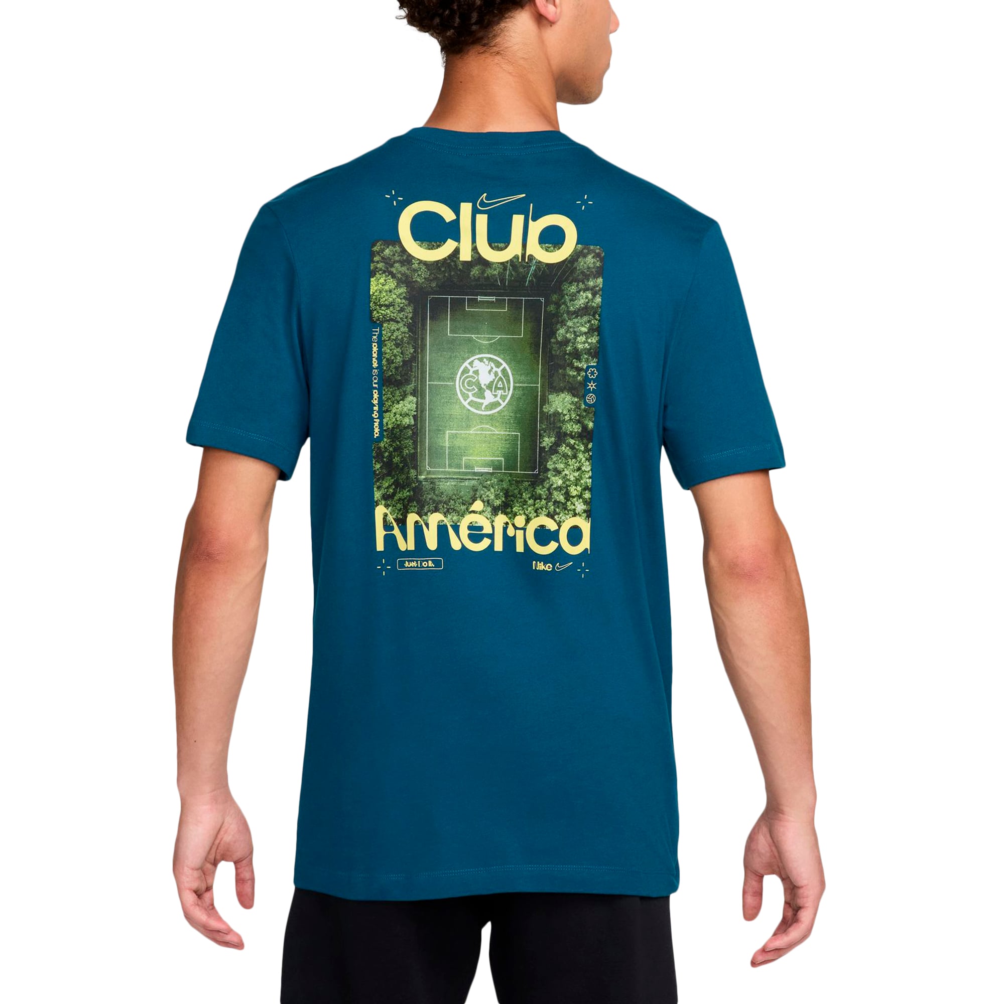 Compra club america nike photo t-shirt – blue – Jerseys y Camisetas de la Liga MX